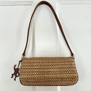 Vintage 90's Baguette Bag | East West Purse | Retro Style